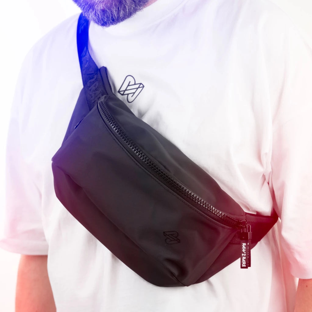 Crossbody Bag - Solid Black (2.5L)