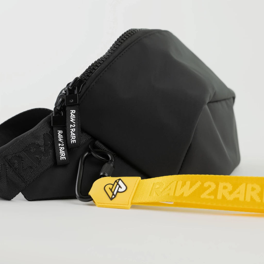 Crossbody Bag - Solid Black (2.5L)